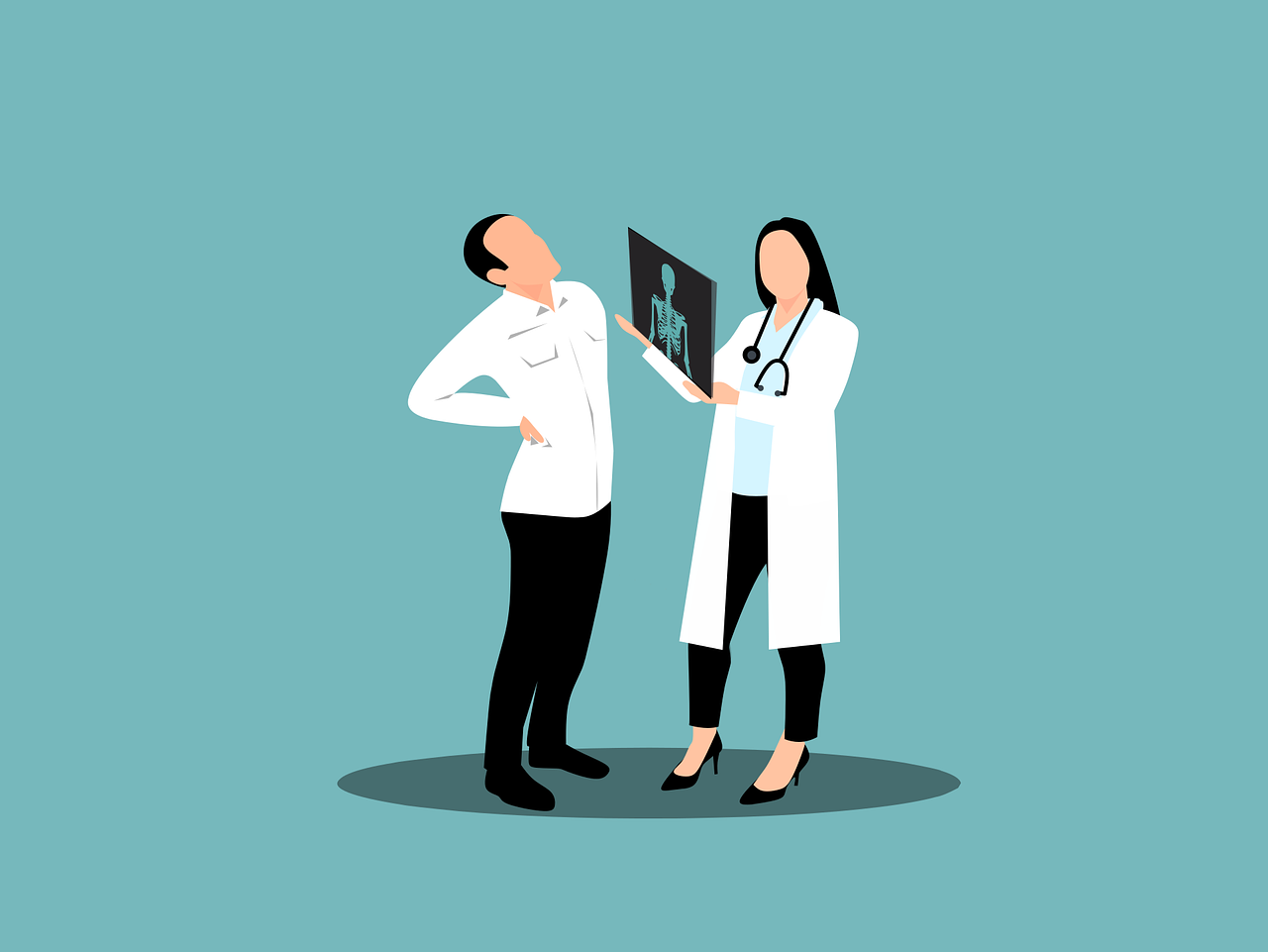 허리 통증 관련 사진