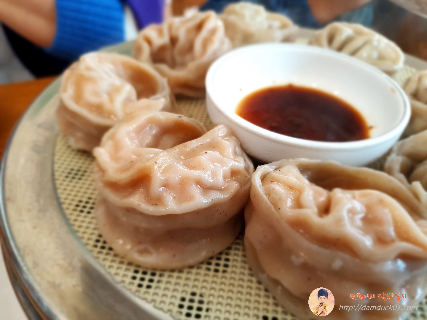 오두산막국수-통일동산점-메밀손만두-김치-담덕이의탐방일지