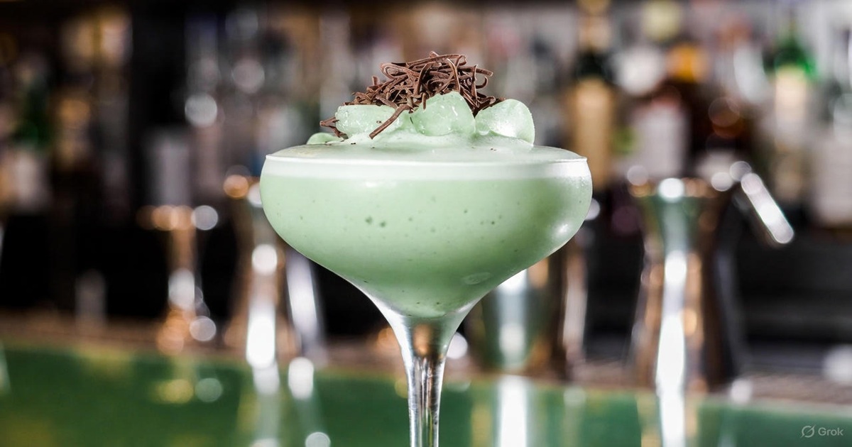 그래스호퍼 황금 레시피 &amp; 유래 및 완벽한 안주 추천