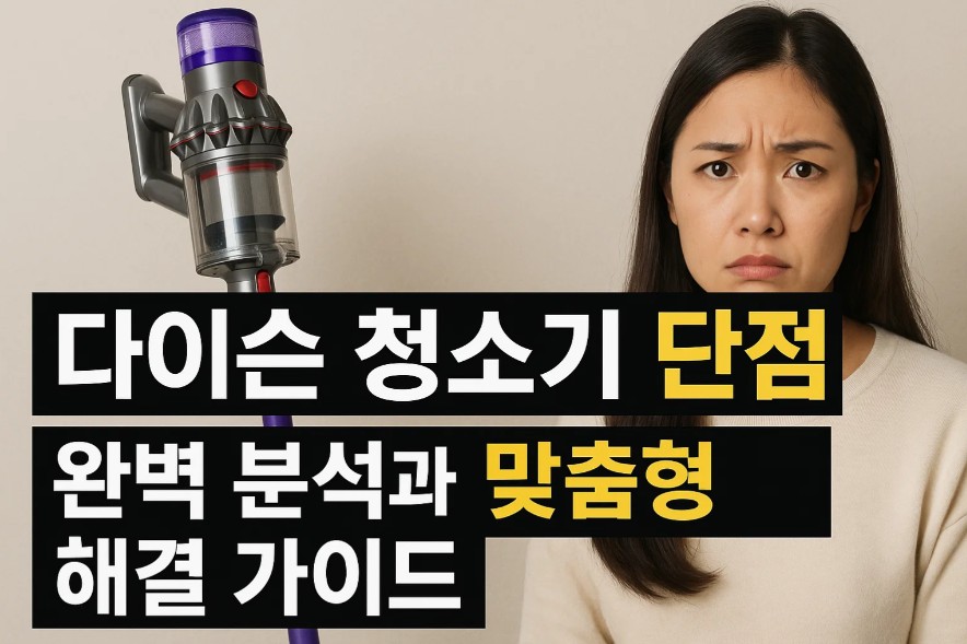 다이슨 청소기 단점 완벽 분석과 맞춤형 해결 가이드