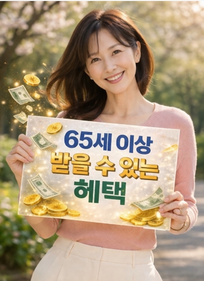 65세 이상 노인 혜택! 65세 이상 혜택! 총정리!