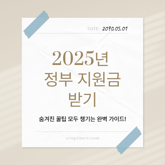 정부지원금