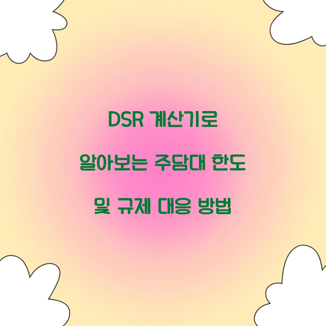 DSR 계산기