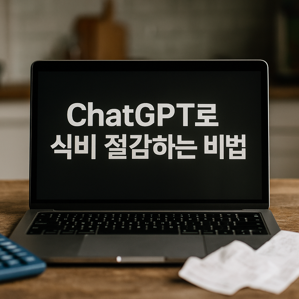 CHAT GPT로 식비 절감하는 비법