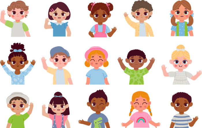 그림책에 등장하는 다양한 인종