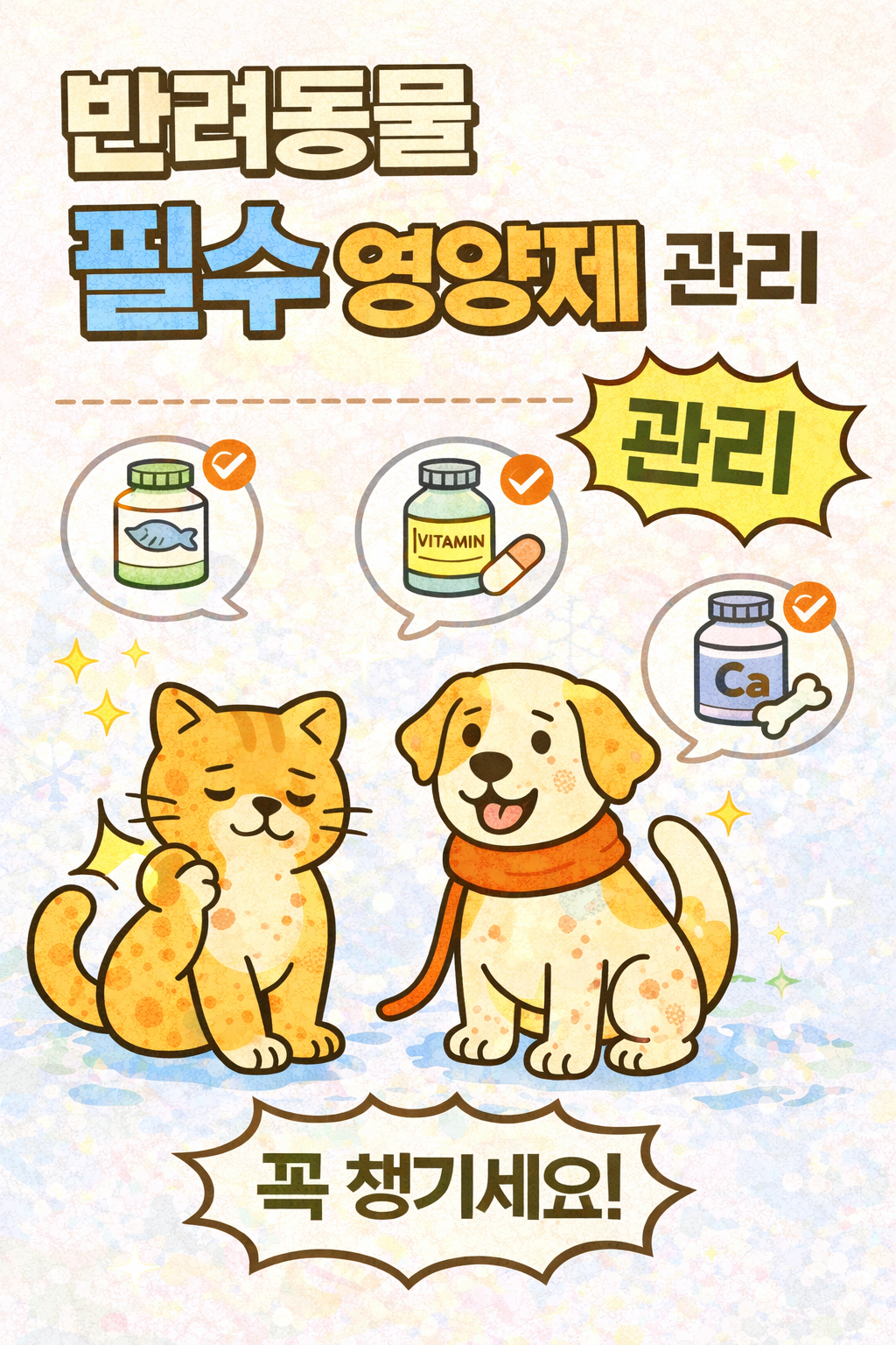 반려동물 필수 영양제 정리 관련사진