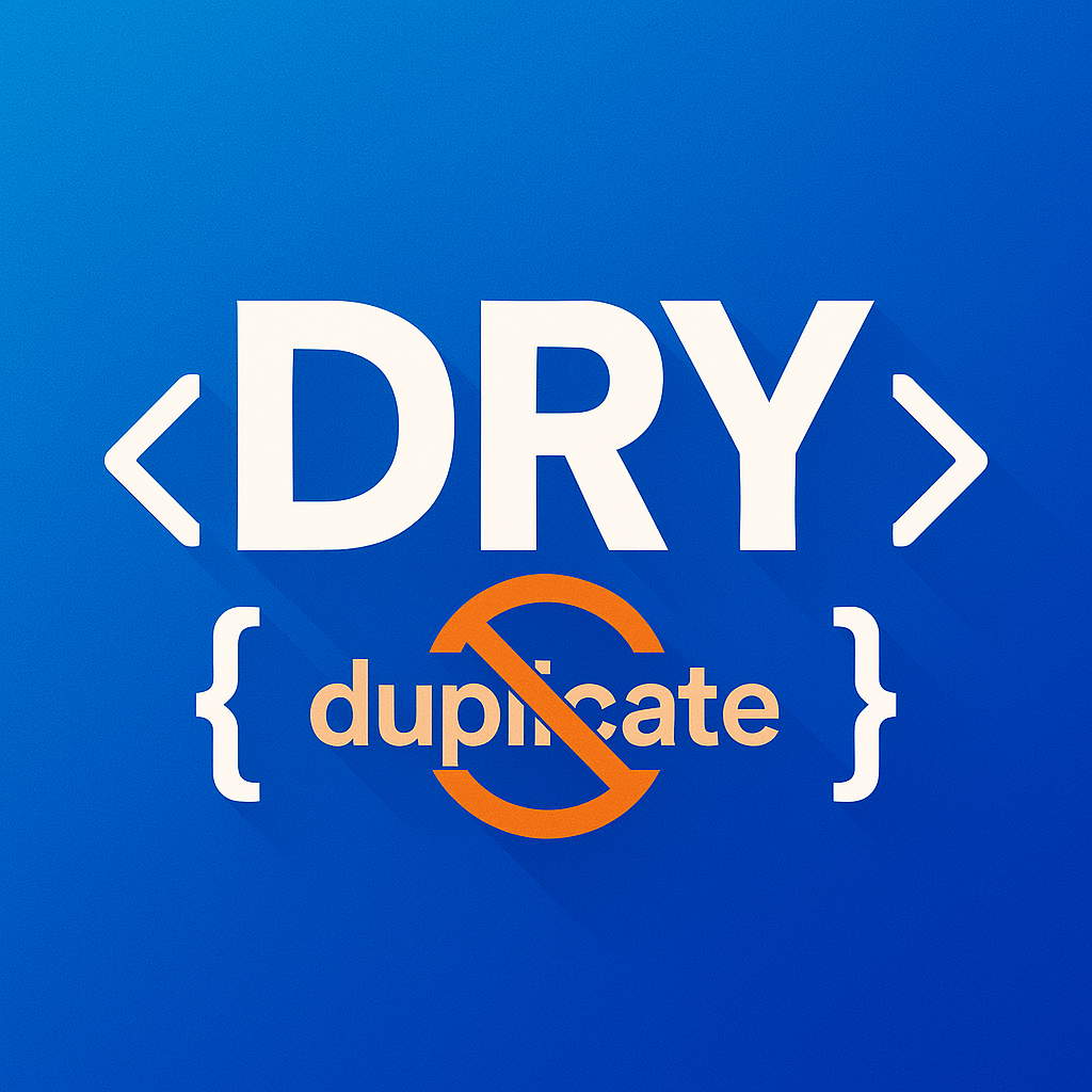 DRY 원칙 완벽 가이드 - 중복 코드 제거를 위한 개발 방법론