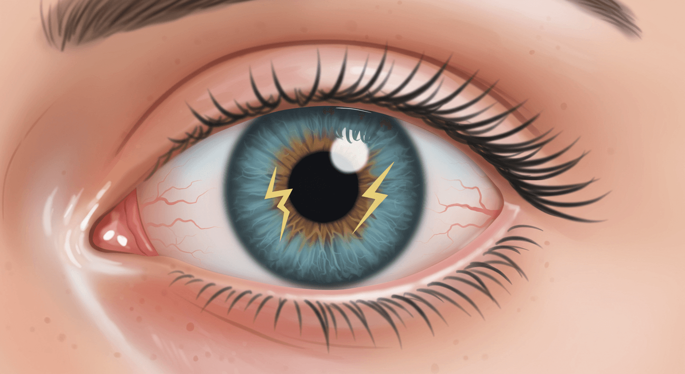 눈 외상 후 시야 흐림, 망막박리 가능성은