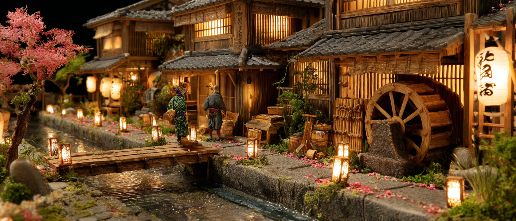 미니어처풍으로 재해석한 귀멸의 칼날 도공마을편 장면 by pearl's review