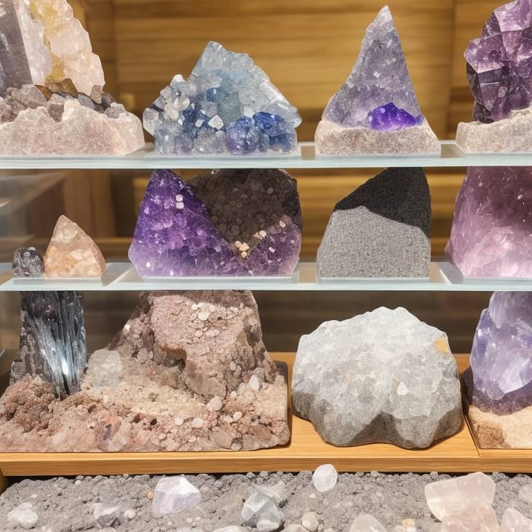 바위에서 보석까지 매혹적인 광물