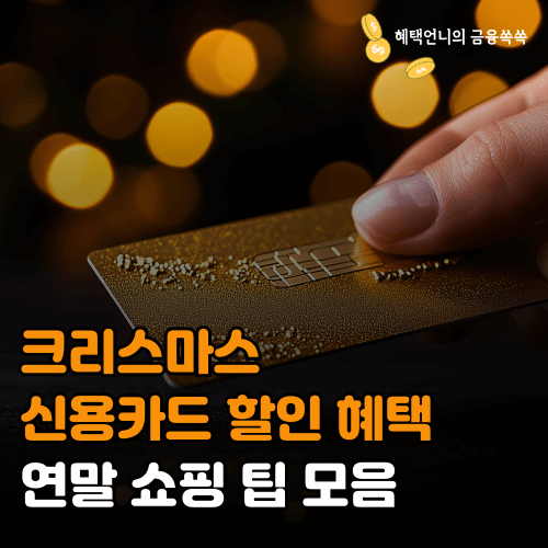 크리스마스 신용카드 할인 혜택 ❘ 연말 쇼핑 팁 모음