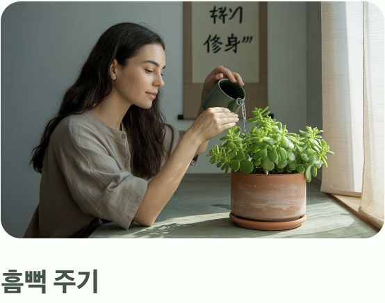 물주기의 함정, '과습'을 피하는 기술