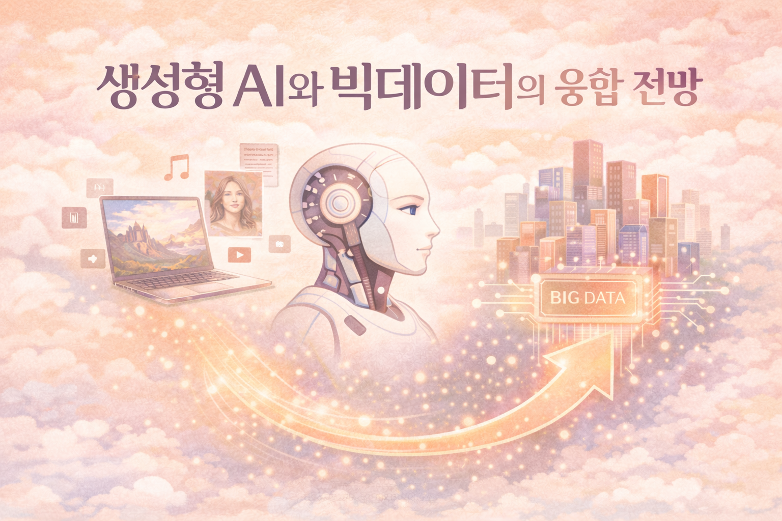 생성형 AI와 빅데이터의 융합 전망 이미지