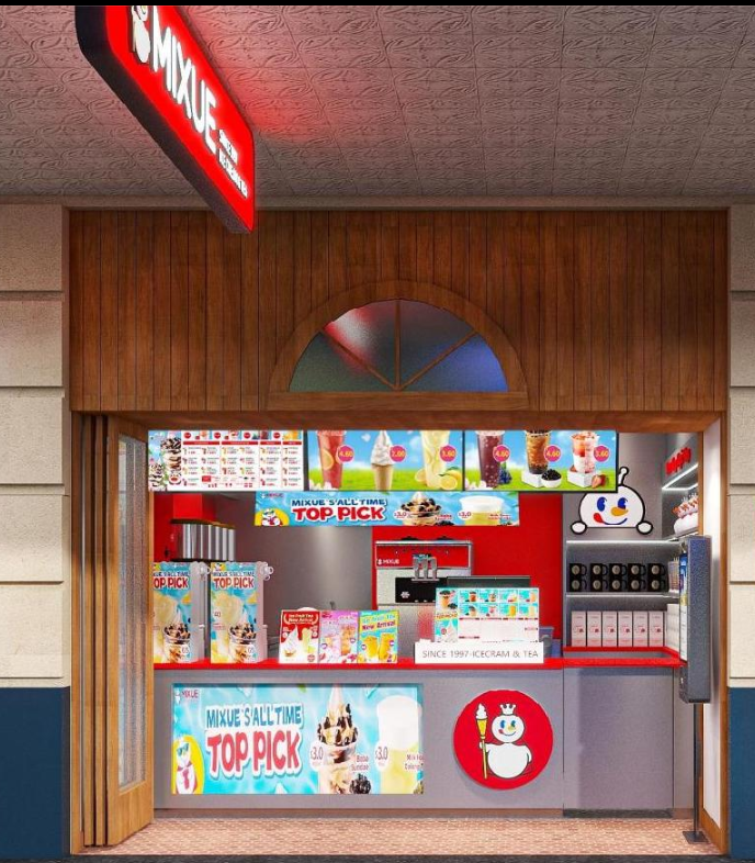 호주 브리즈번 아이스크림 가게 MIXUE ICE CREAM & TEA