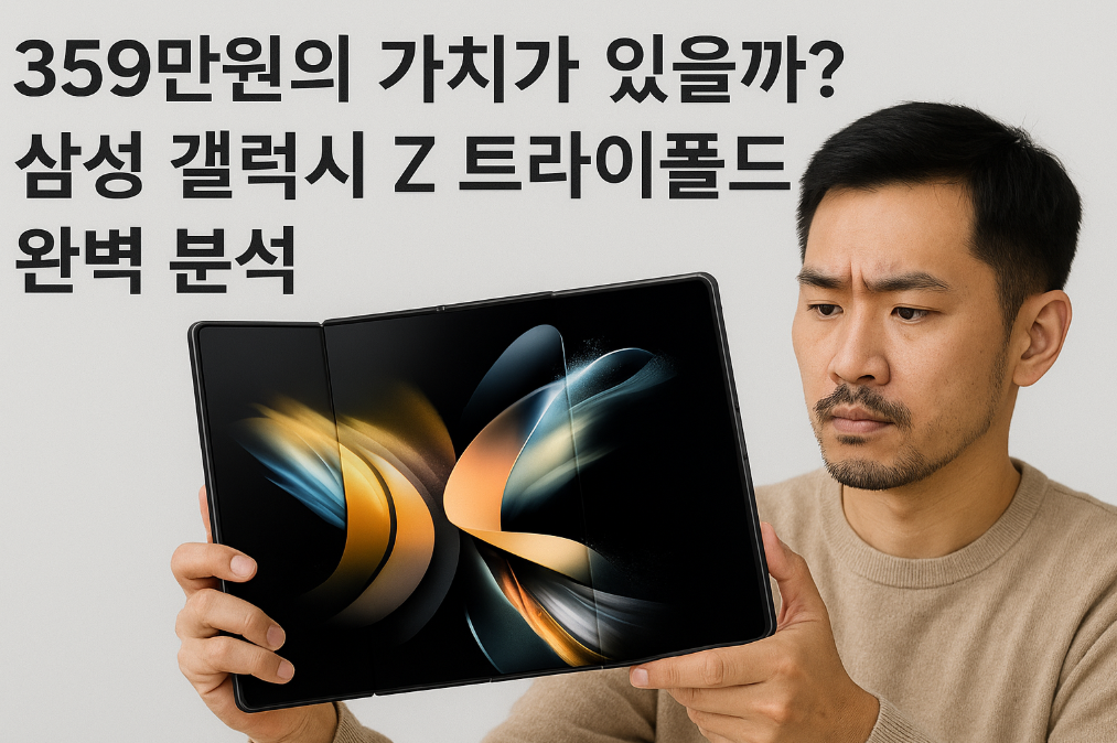갤럭시 Z 트라이폴드 359만원, 살 가치 있을까?