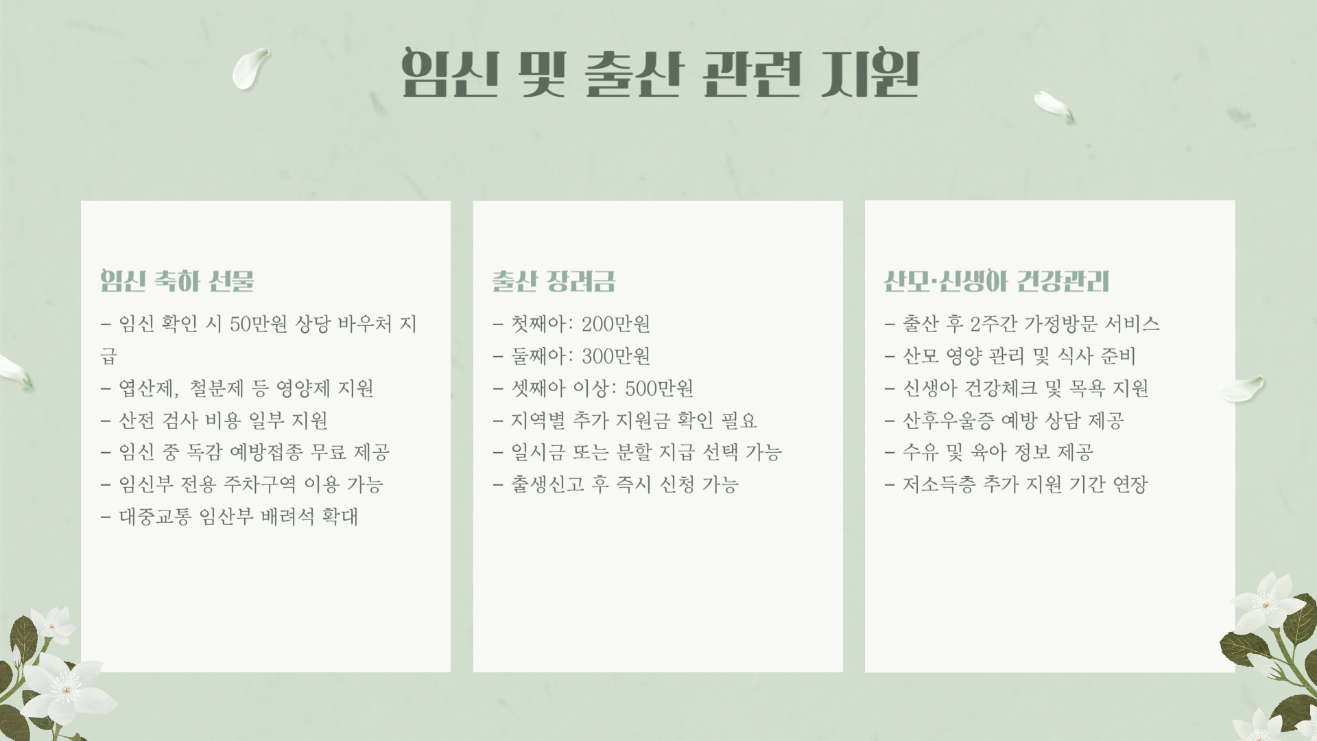 육아지원금 신청방법