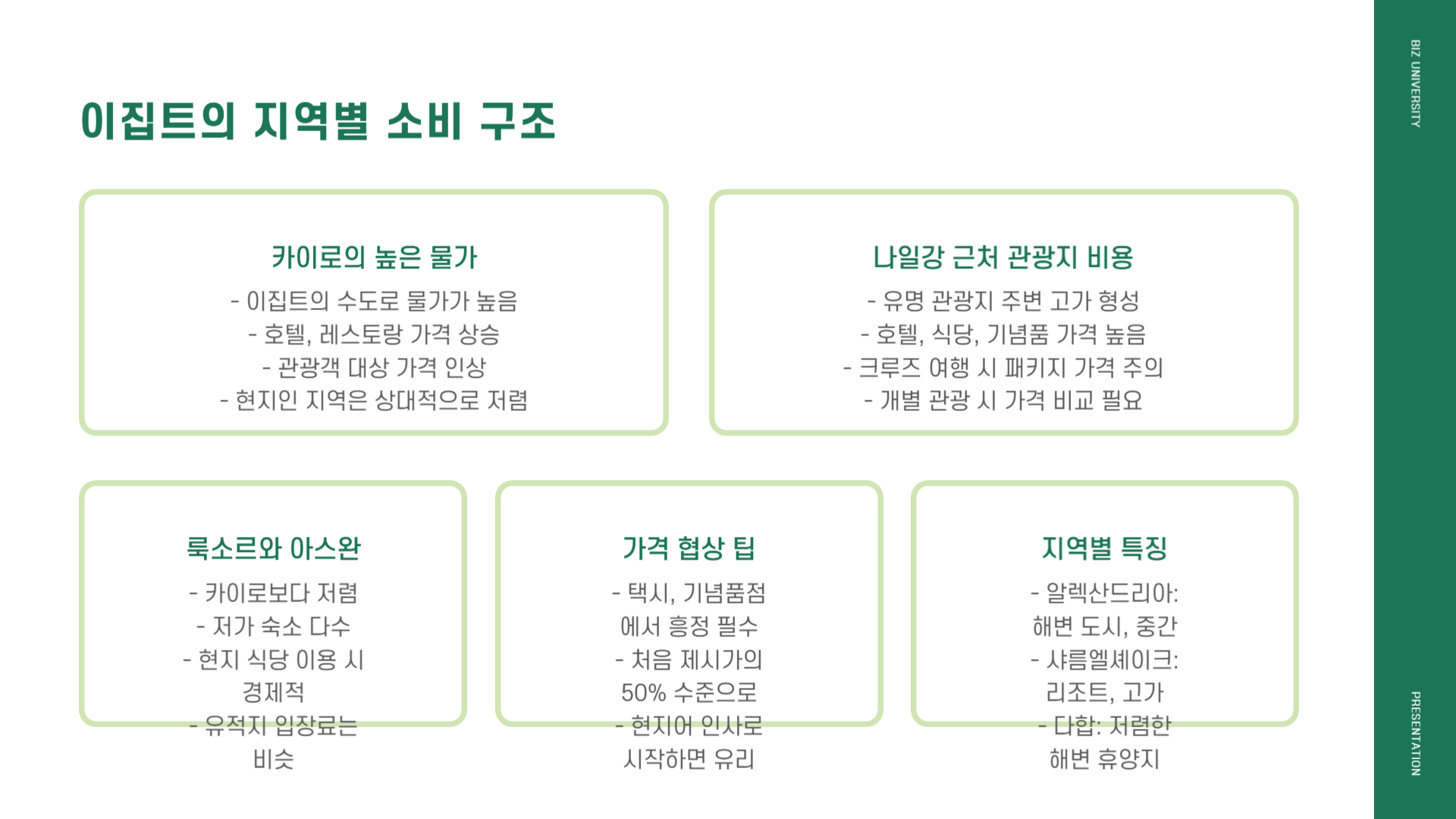 이집트 여행하기 좋은 계절