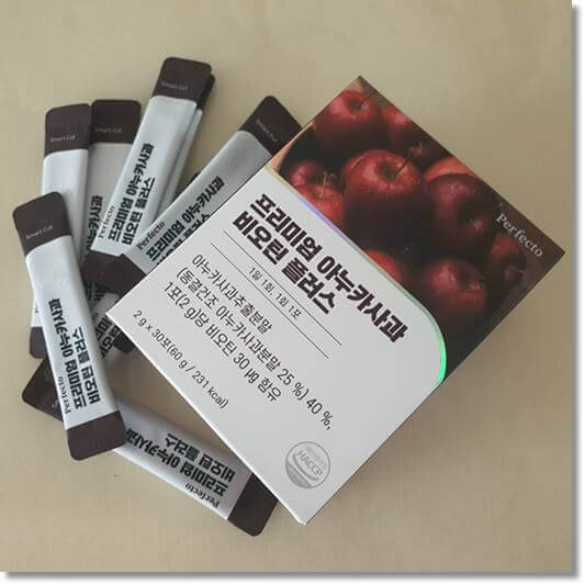 프로시아니딘이 풍부한 아누카사과 보충제