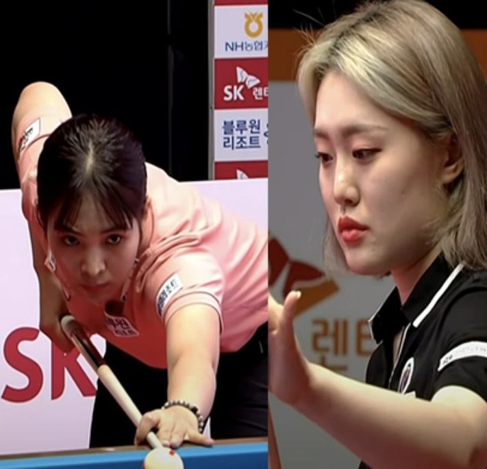 스롱 피아비 - 김보미 당구선수