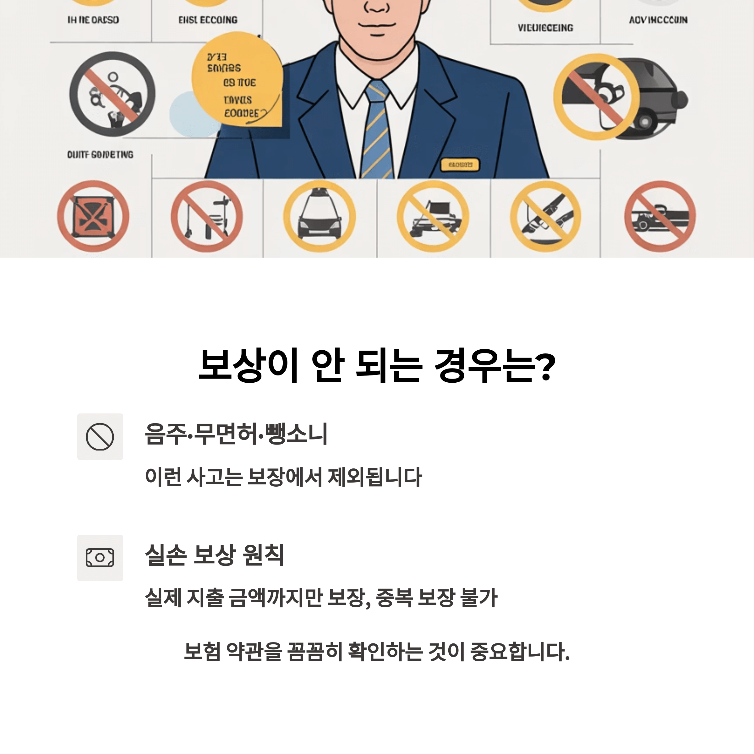 Q&A로 정리하는 ‘보상이 안 되는 경우’
