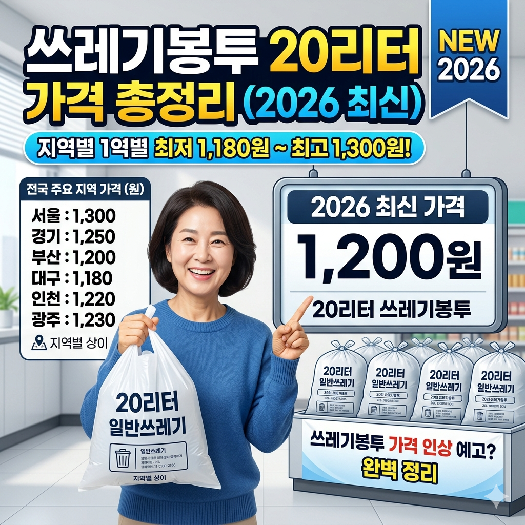 쓰레기봉투 사러 가기