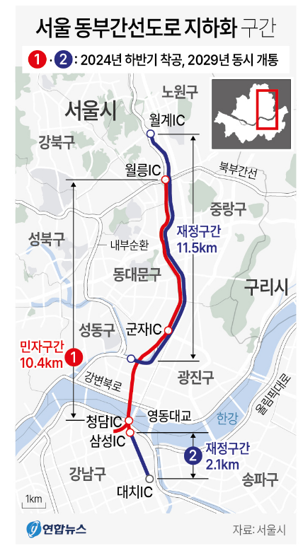 동부간선도로 지하화