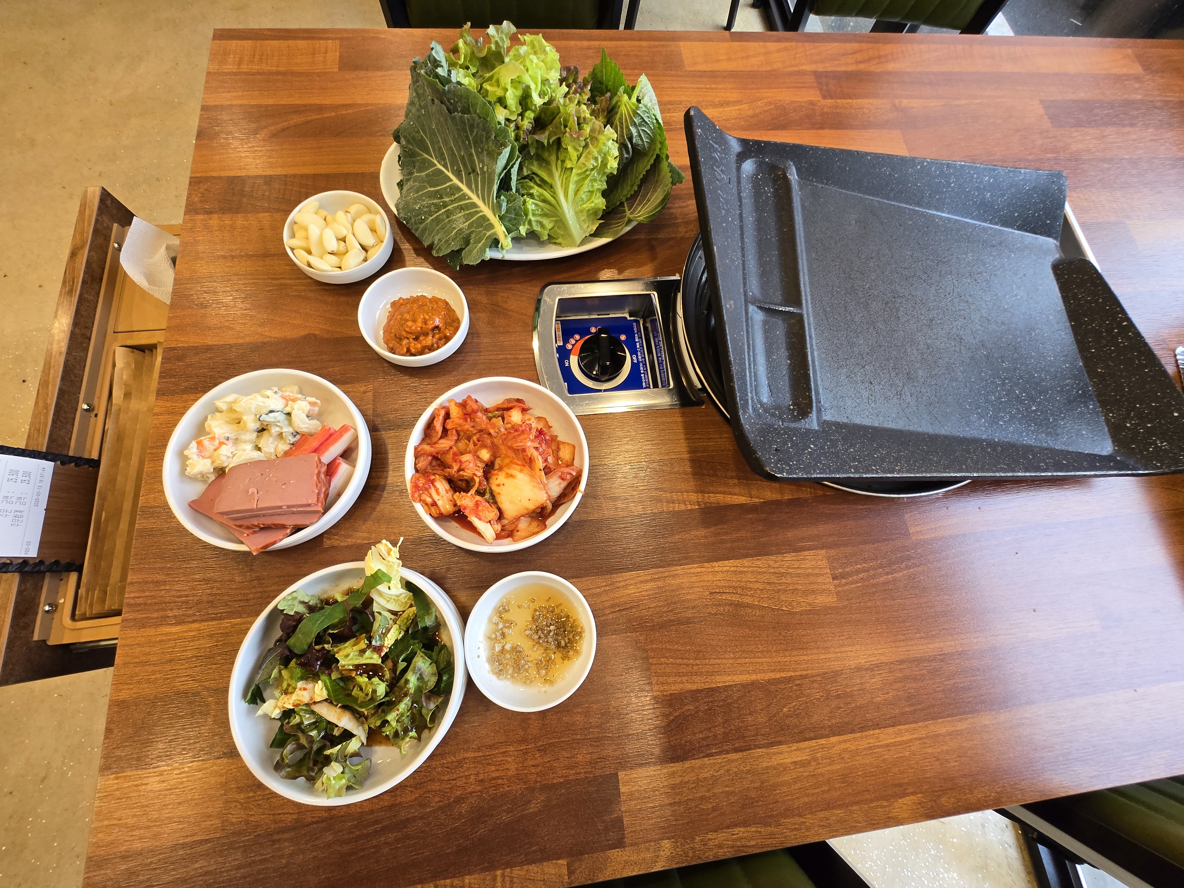 대구 수성구 두산동 삼겹살 맛집 대박집 상차림