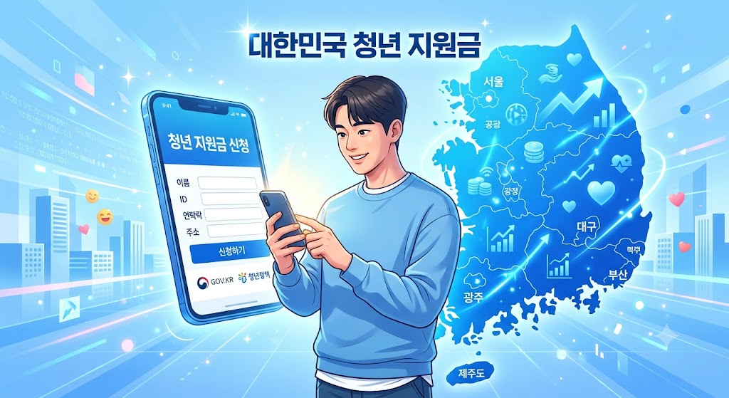 청년 지원금 신청 이미지