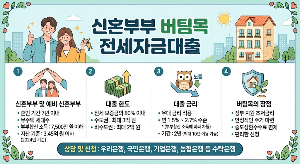 신혼부부 버팀목 전세자금대출