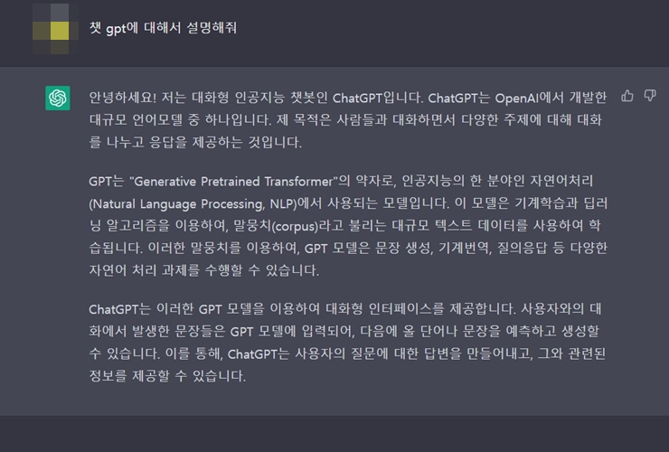 챗 gpt 한국어 사용법