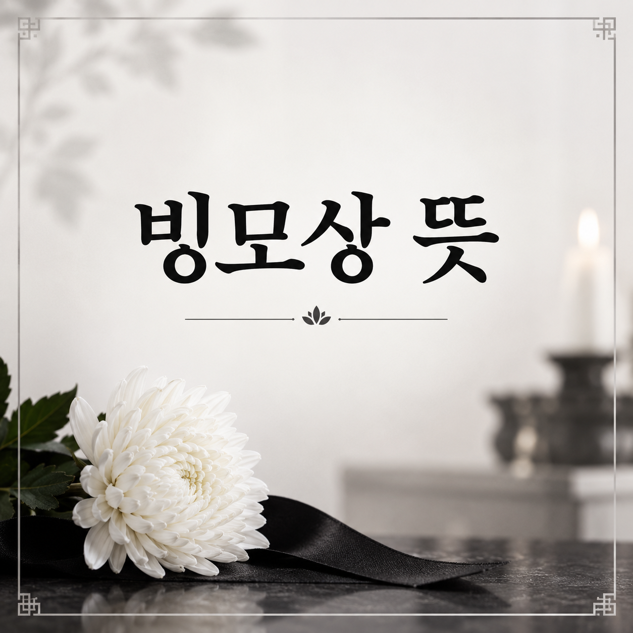 빙모상 뜻