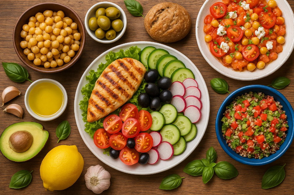 지중해 식단 사진