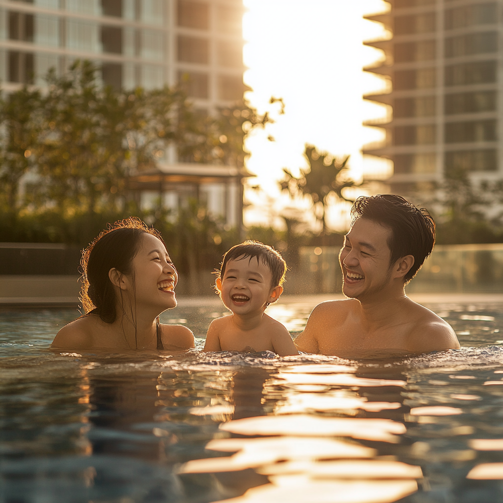 아이와 함께 목욕하는 꿈