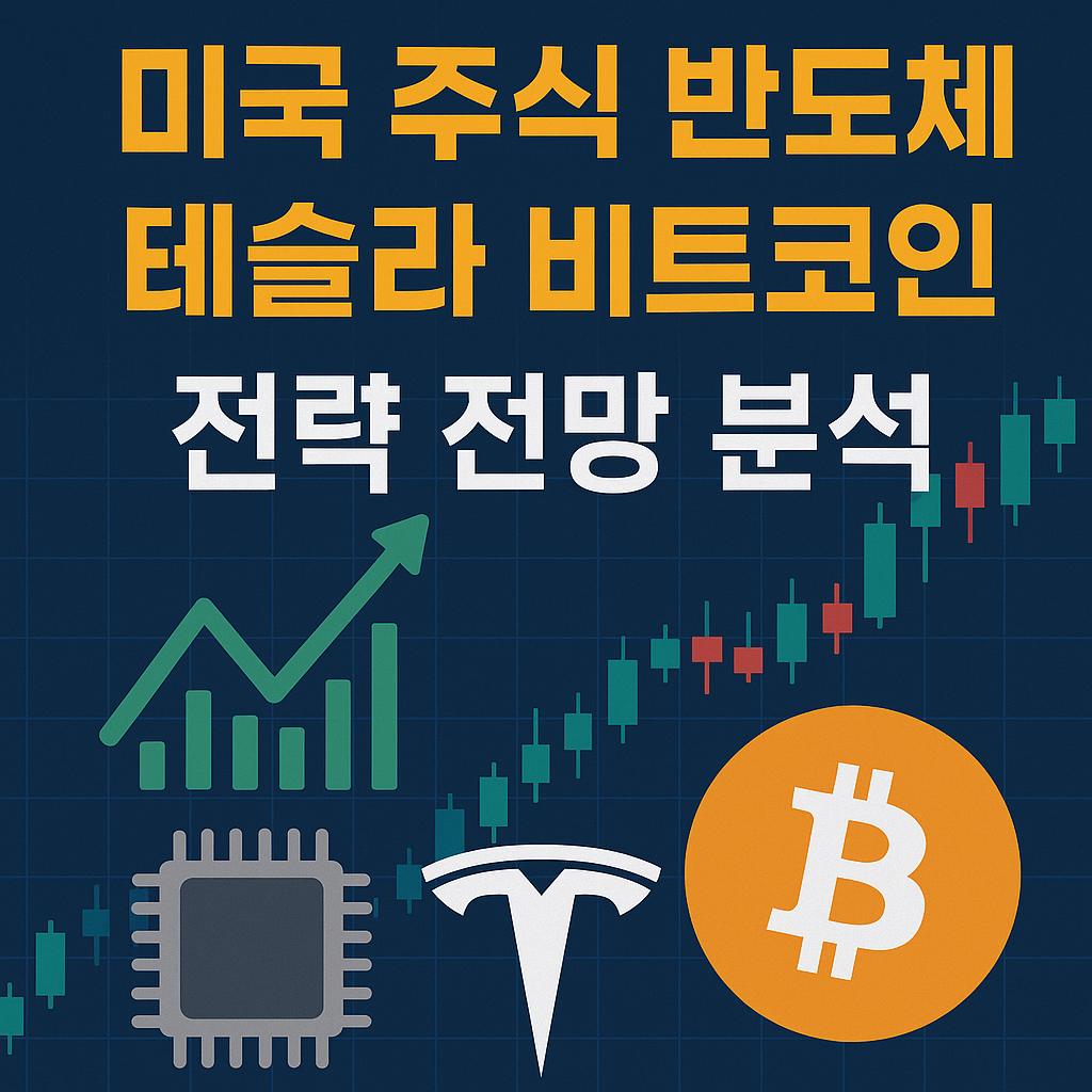 미국 주식 반도체 테슬라 비트코인