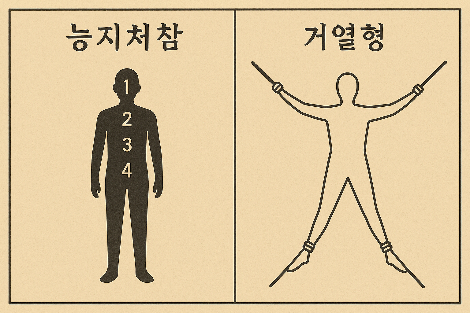 능지처참 vs 거열형
