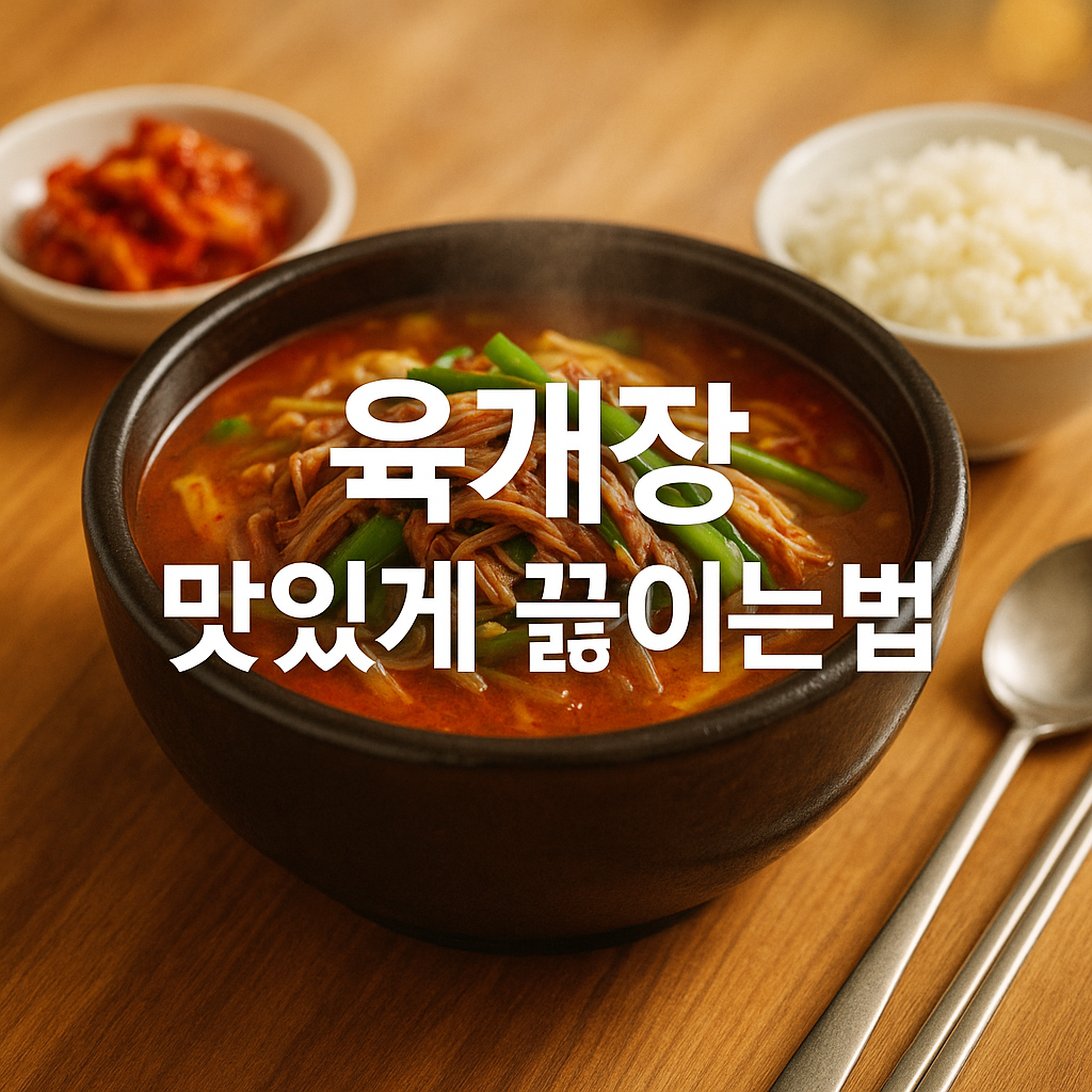 육개장 맛있게 끓이는법