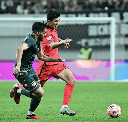 대표팀 경기 모습