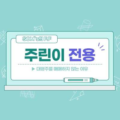 필자가 대형주를 매매하지 않는 이유 - 관심종목 질문