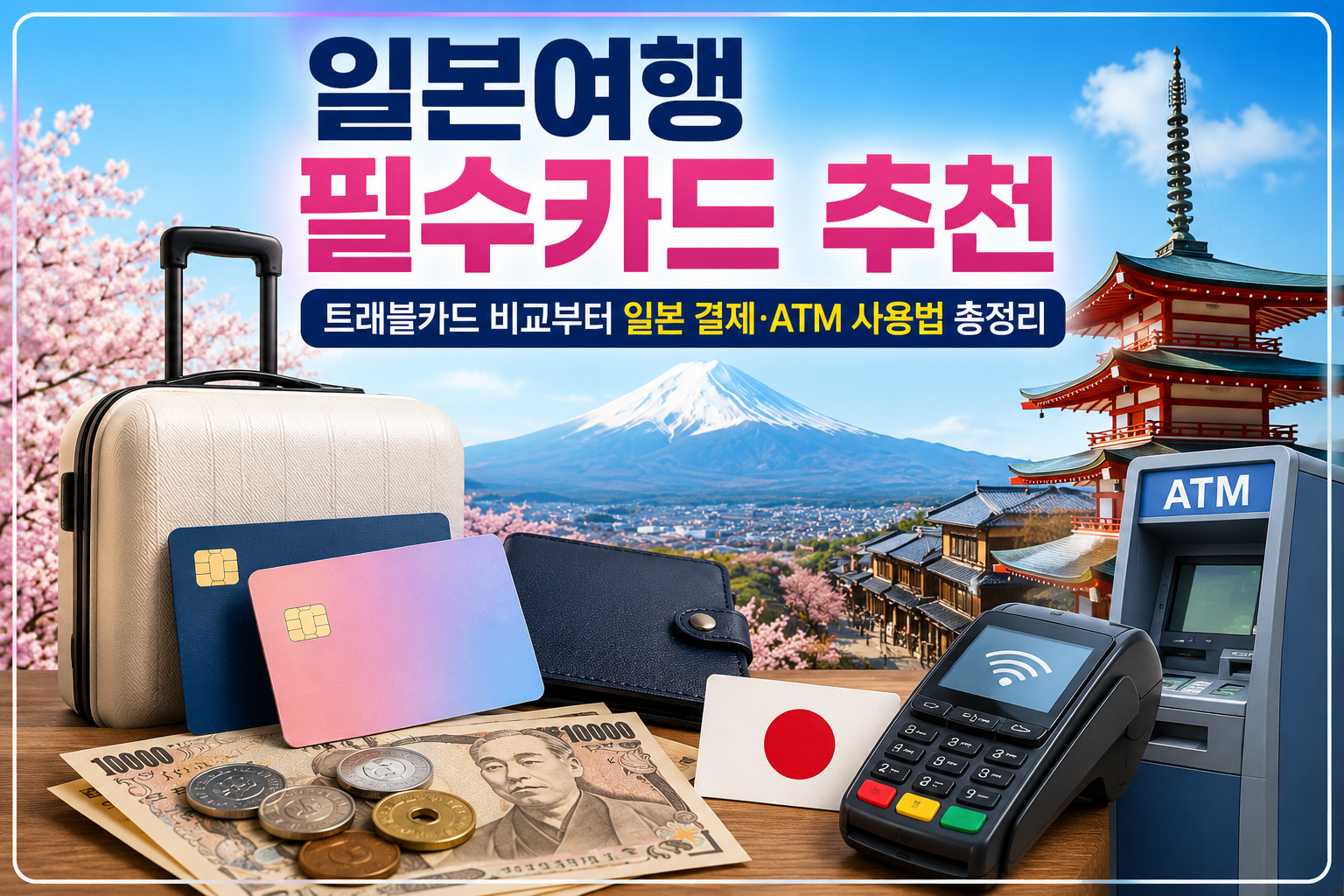 일본여행 필수카드 추천｜트래블카드 비교부터 일본 결제&middot;ATM 사용법 총정리 관련 사진