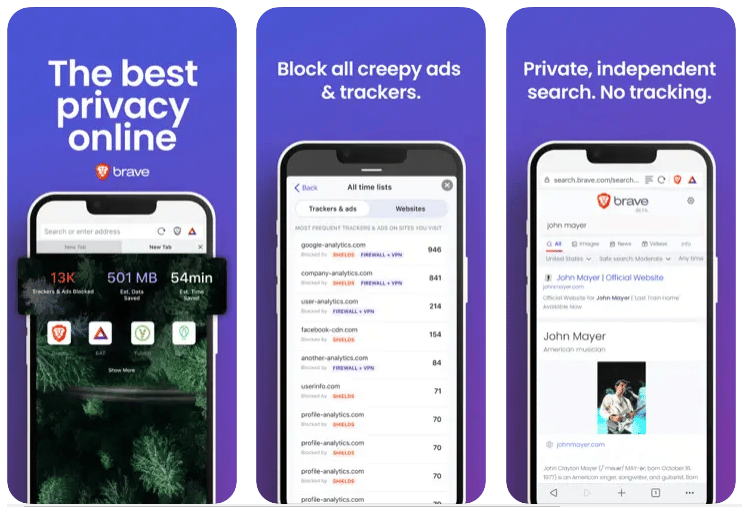아이폰용 브레이브 브라우저