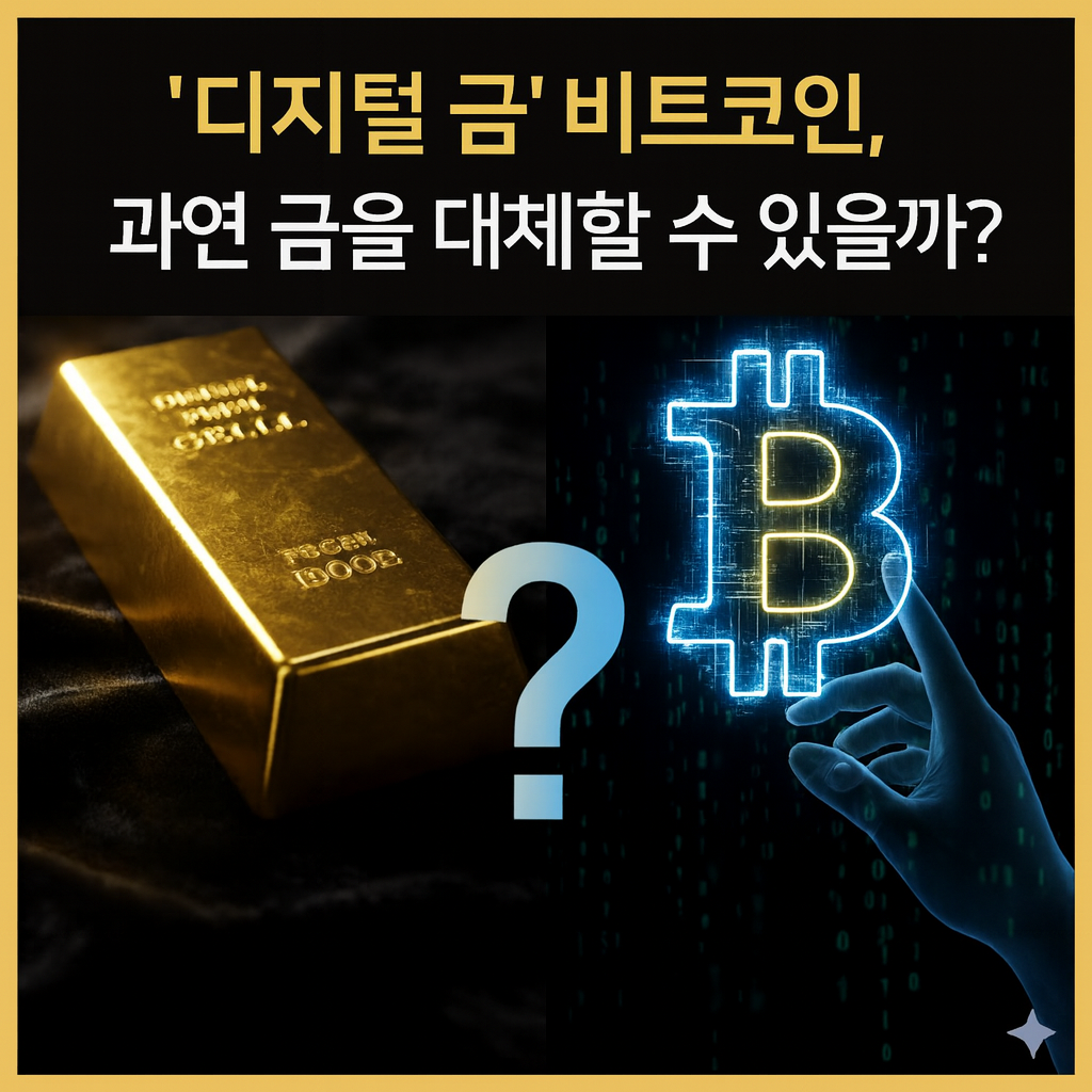 디지털 금 비트코인 과연 금을 대체할 수 있을까
