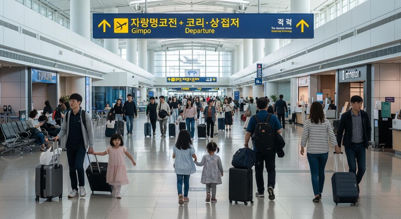 김포공항 출국장