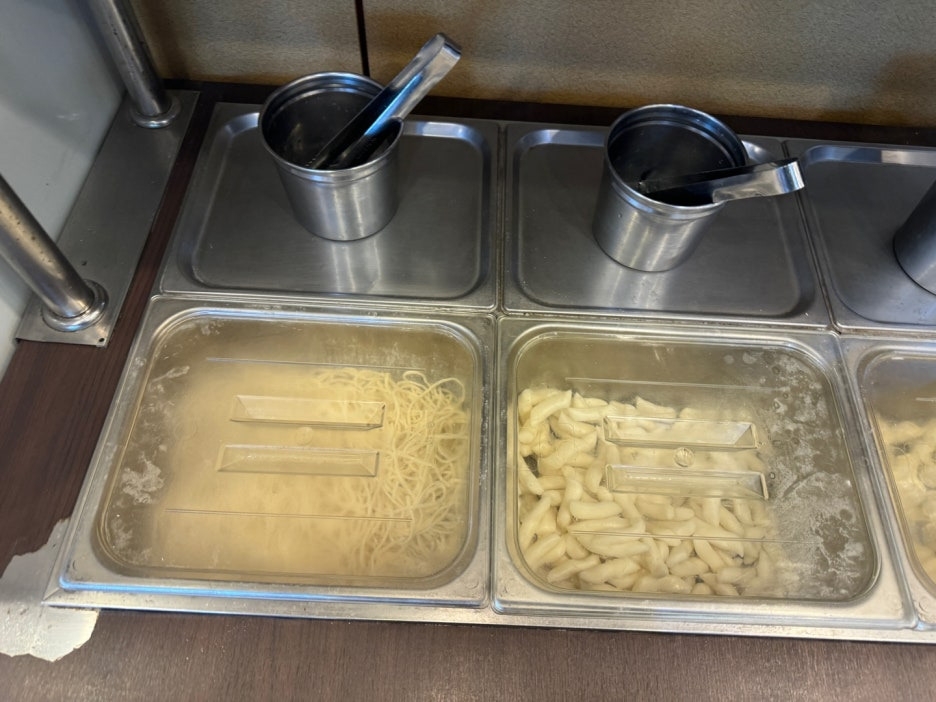 샤브샤브 사이드 칼국수면