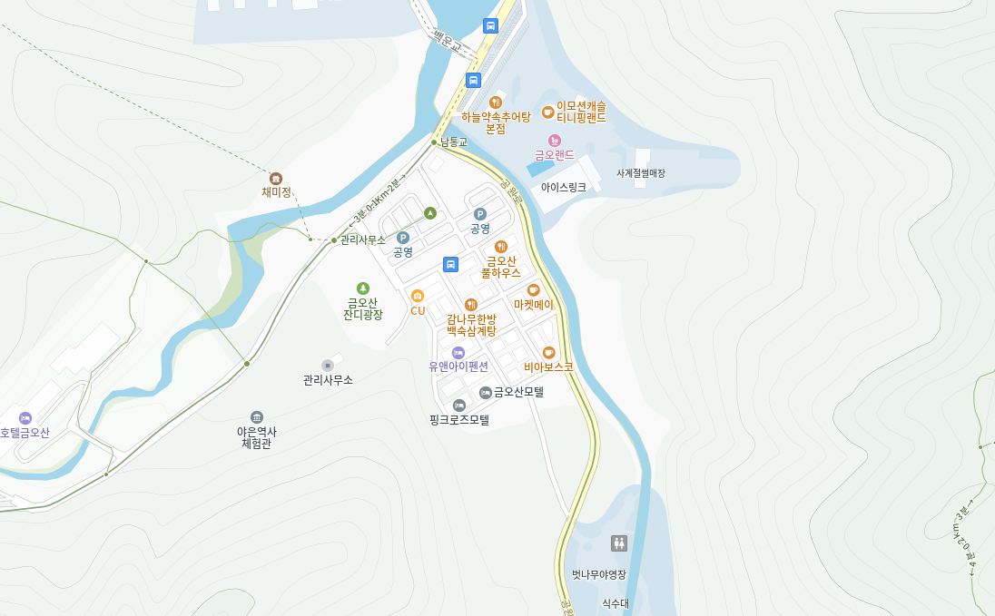 금오산 지도