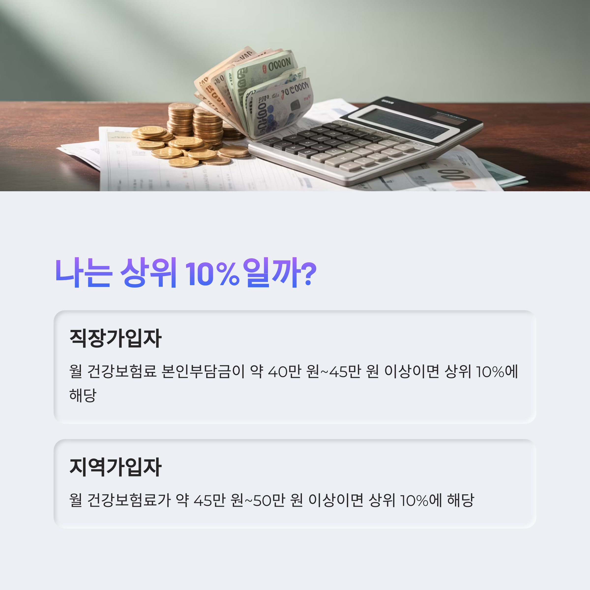 민생회복 지원금 건보료 납부액의 차이