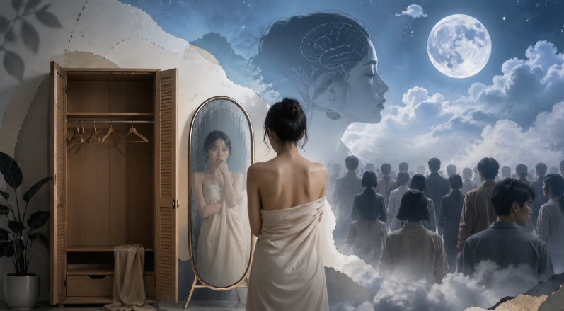 벌거벗고 있는 꿈 해몽 상황별 10가지 총정리