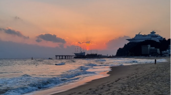 강원도 정동진 해변