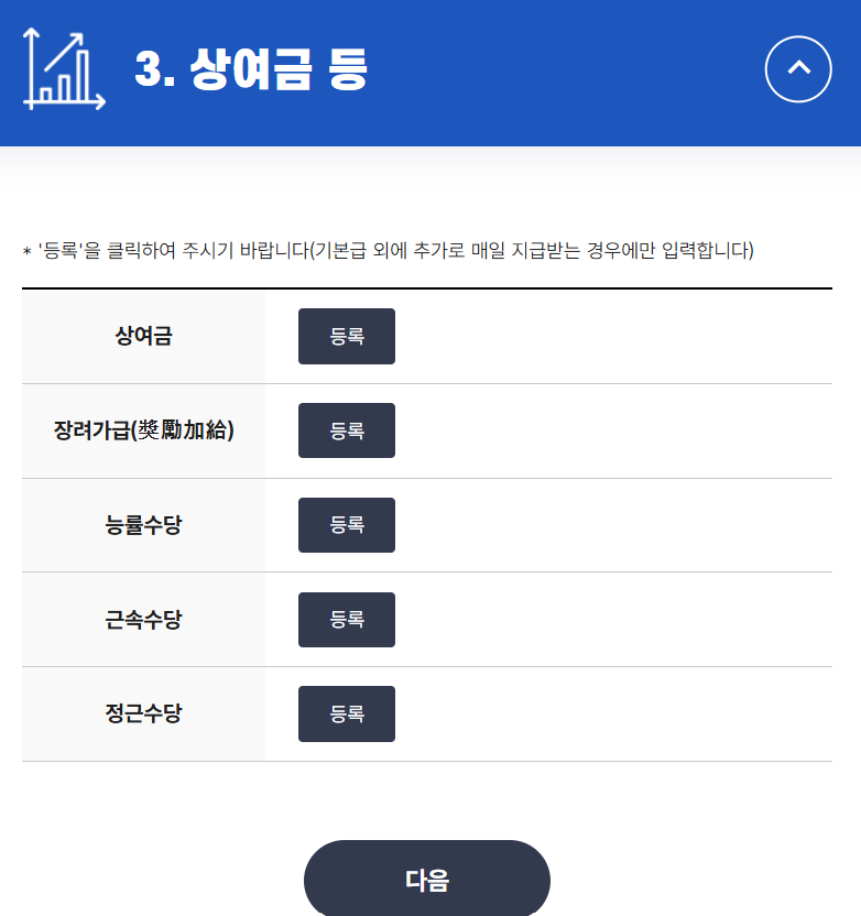 최저시급 계산기 최저임금 모의계산기(출처-고용노동부 공식홈페이지)