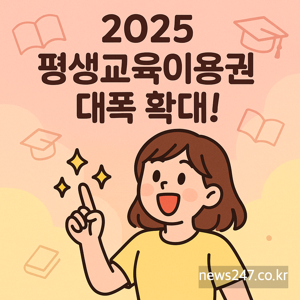 [긴급 속보] 2025년 평생교육이용권 대폭 확대! 신청 바로 내일(4/24) 시작! (서울 포함!)