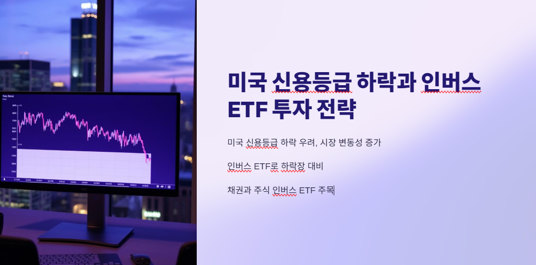 미국 신용등급 하락 시 투자 전략